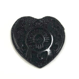 Heart Turtle Cabs - Black (3 pairs) 25mm