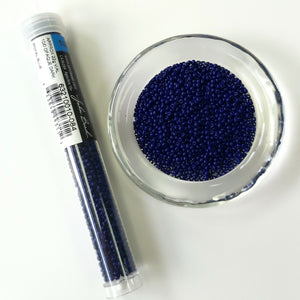 Czech Seed Bead 10/0 Opaque Dark Royal Blue - VIAL #084