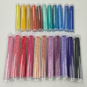 New 11/0 PermaLux Chalk Matt Czech Seed Beads
22 vial set