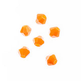 4mm Bicone Opaque Orange