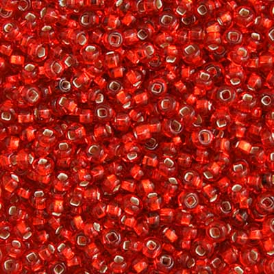 Czech Seed Bead 10/0 S/L Light Red- VIAL