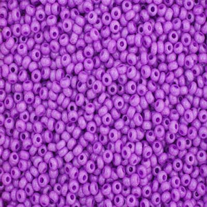 Czech Seed Bead 10/0 Opaque Dyed Lilac - VIAL