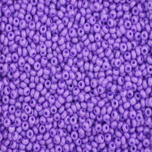 Czech Seed Bead 10/0 Opaque Dyed Violet - VIAL