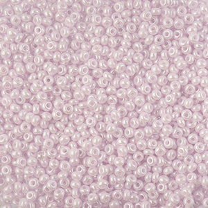 Czech Seed Bead 10/0 Opaque Natural Pink Luster - VIAL