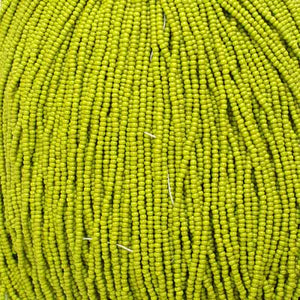 Czech Seed Bead 11/0 Opaque Light Green #1024