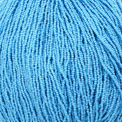 Czech Seed Bead 11/0 Opaque Turquoise Blue #4905