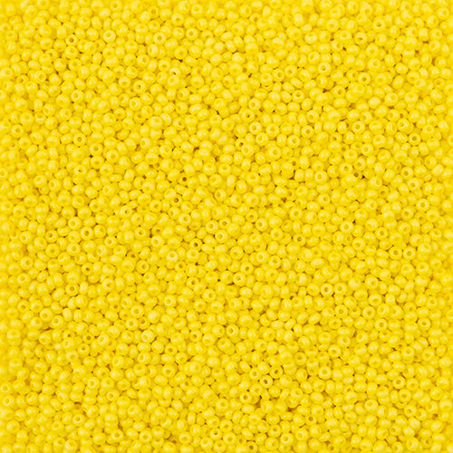 Czech Seed Beads 11/0 Terra Intensive Yellow Matt - VIAL #3122B