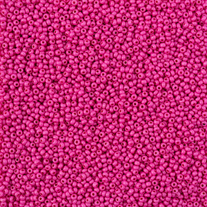 Czech Seed Beads 11/0 Terra Intensive Pink Matt - VIAL #3125B