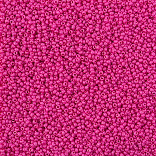 Czech Seed Beads 10/0 Terra Intensive Pink Matt - VIAL #117