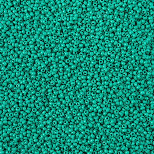 Czech Seed Beads 11/0 Terra Intensive Dark Green Matt - VIAL #3132B