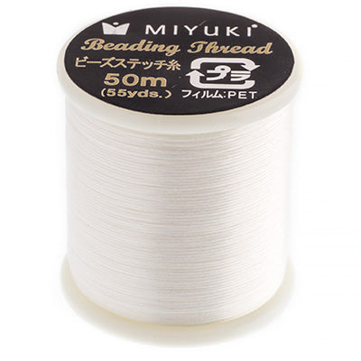 Miyuki Nylon Beading Thread B Eggshell (50m)