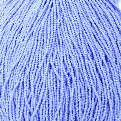 Czech Seed Bead 11/0 Opaque Light Blue AB Natural #5059