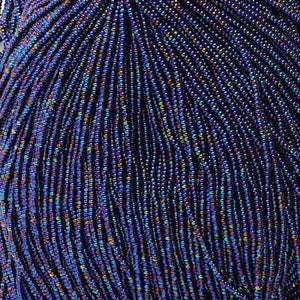 Czech Seed Bead 11/0 Opaque Navy Blue AB #5030