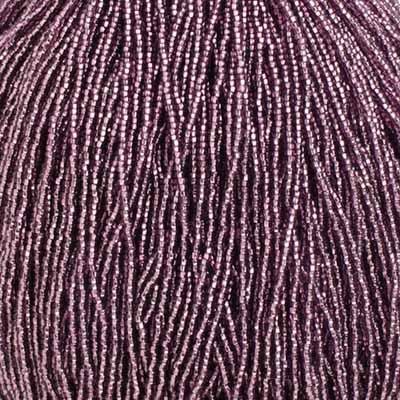 Czech Seed Bead 11/0 S/L Purple Strung square hole #4975