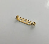 Bar Pin - Gold 25mm (10pc)