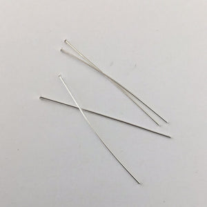 Head Pin- Silver 1.5” 24 Gauge (100pc)