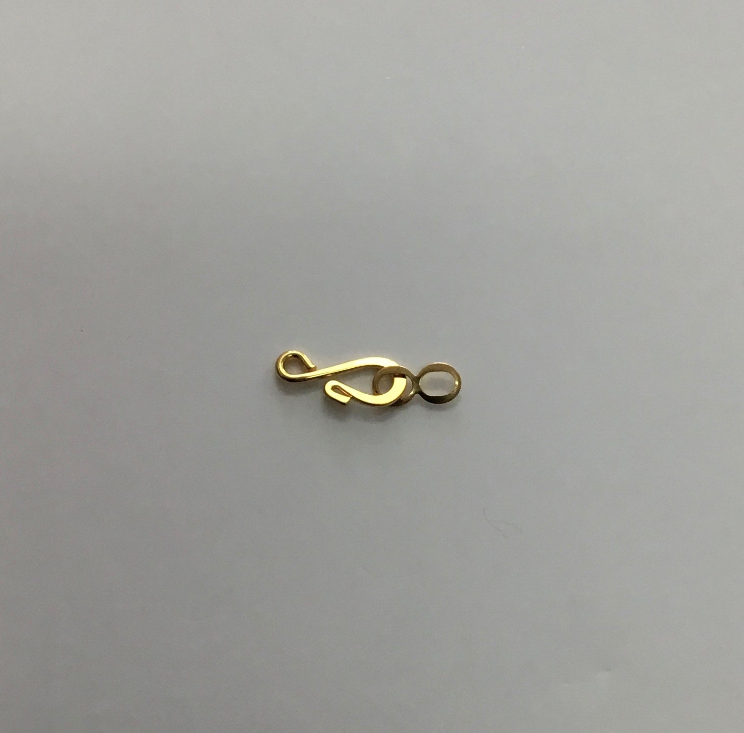 Hook & Eye Clasp- Gold 6x23mm (10 sets)