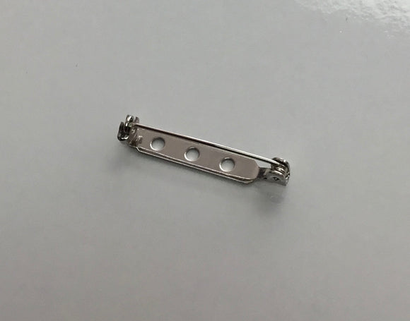 Bar Pin - Silver 25mm (10pc)