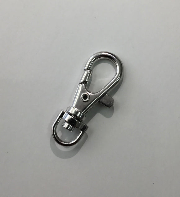 Swivel Clip - Silver 1 1/2” 4pcs Keychain