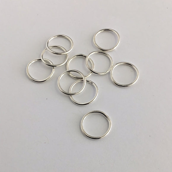 Jump Ring- Soldered 10mm (10pc)