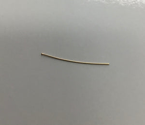 Head Pin- Gold Plated 1.5” 24 Gauge (100pc)
