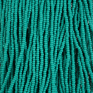 Czech Seed Bead 10/0 Permalux Dyed Chalk Sea Green Matte #2138