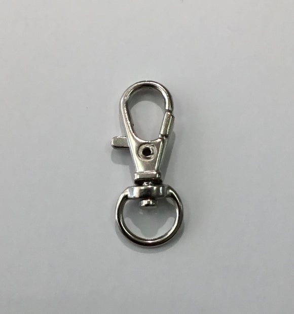 Swivel Clip - Silver 1 3/8” 5pcs Keychain
