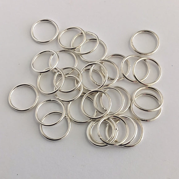 Jump Ring- Soldered 10mm (100pc)