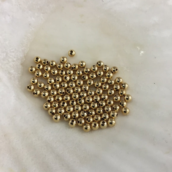 Spacer Beads - 3mm Round (100pcs)
