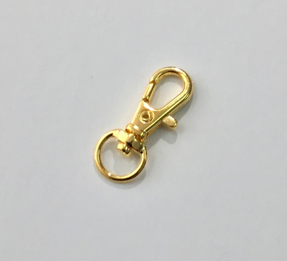 Swivel Clip - Gold 1 3/8” 5pcs Keychain